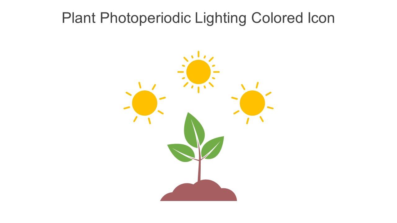 Plant Photoperiodic Lighting Colored Icon In Powerpoint Pptx Png And Editable Eps Format