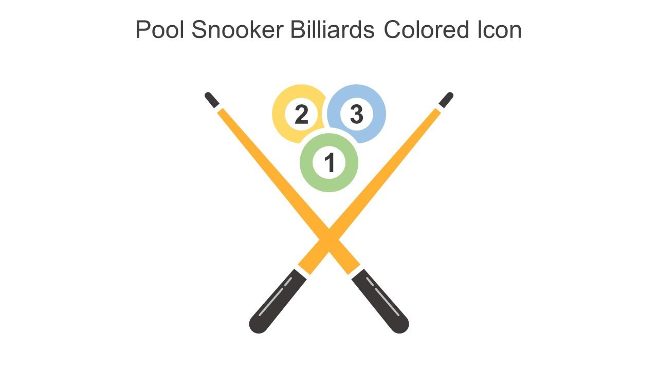 Pool Snooker Billiards Colored Icon In Powerpoint Pptx Png And Editable Eps Format