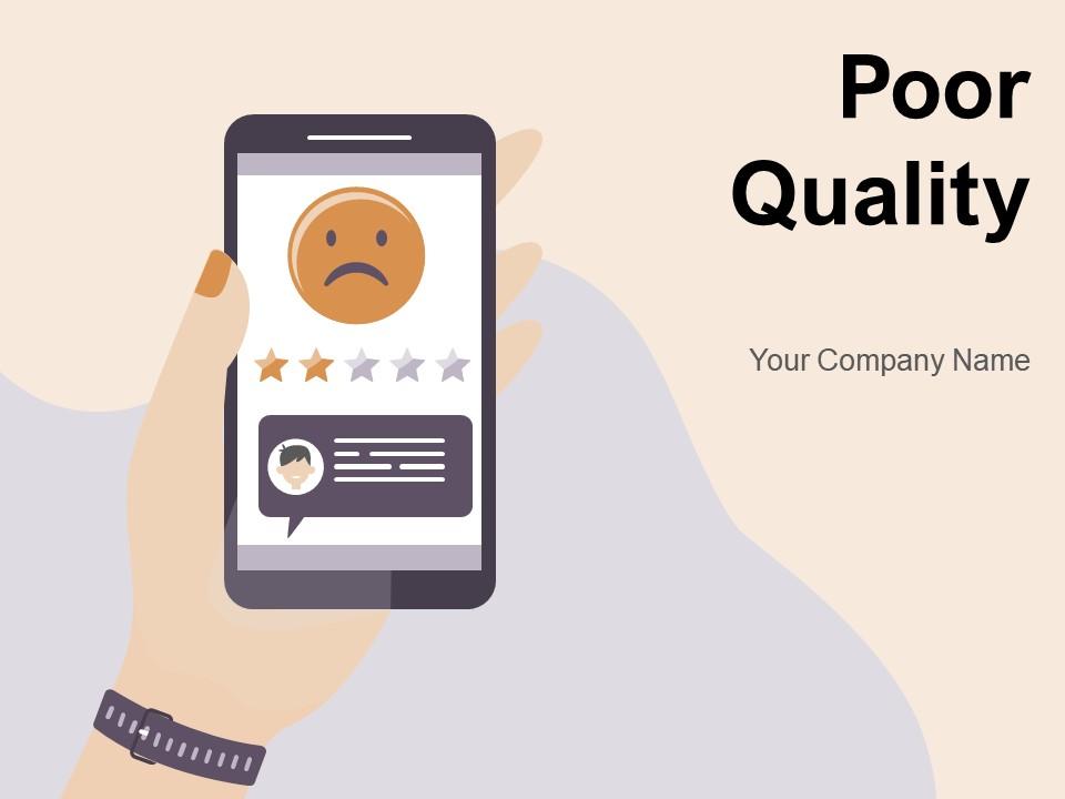 Poor Quality Service Customer Document Unsatisfied Feedback