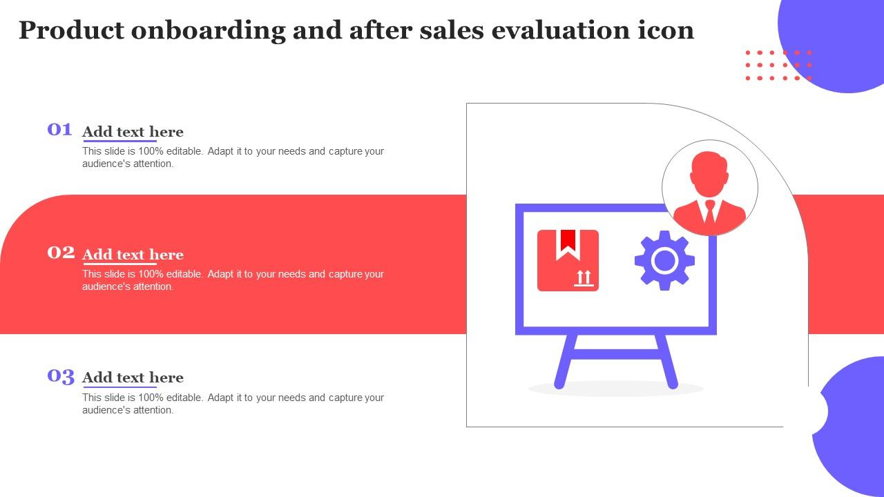 Product Onboarding And After Sales Evaluation Icon