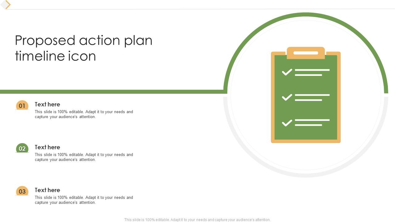 Proposed Action Plan Timeline Icon