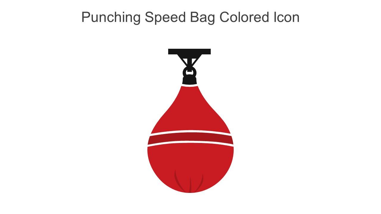 Punching Speed Bag Colored Icon In Powerpoint Pptx Png And Editable Eps Format