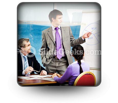 Business Group Listen PowerPoint Icon S  Presentation Themes and Graphics Slide01