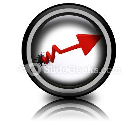 Business Growth Success PowerPoint Icon Cc  Presentation Themes and Graphics Slide01