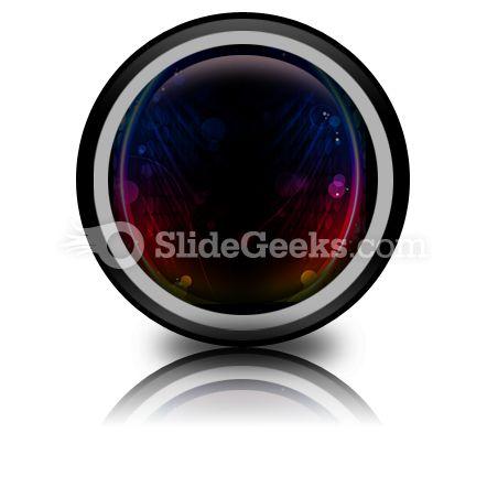 Disco abstract ppt icon for ppt templates and slides cc