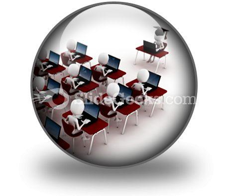 E Learning Education PowerPoint Icon C  Presentation Themes and Graphics Slide01