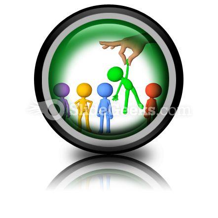 Finds And Choose PowerPoint Icon Cc  Presentation Themes and Graphics Slide01