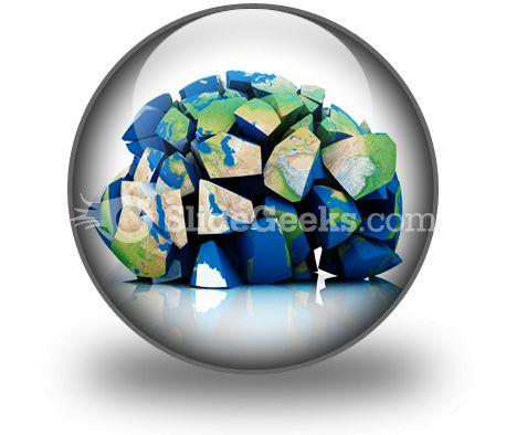 Global destruction powerpoint icon c