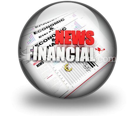 News Financial PowerPoint Icon C  Presentation Themes and Graphics Slide01