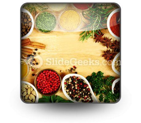 Spices Food PowerPoint Icon S  Presentation Themes and Graphics Slide01