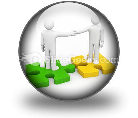The Successful Agreement Business PowerPoint Icon C  Presentation Themes and Graphics Slide01