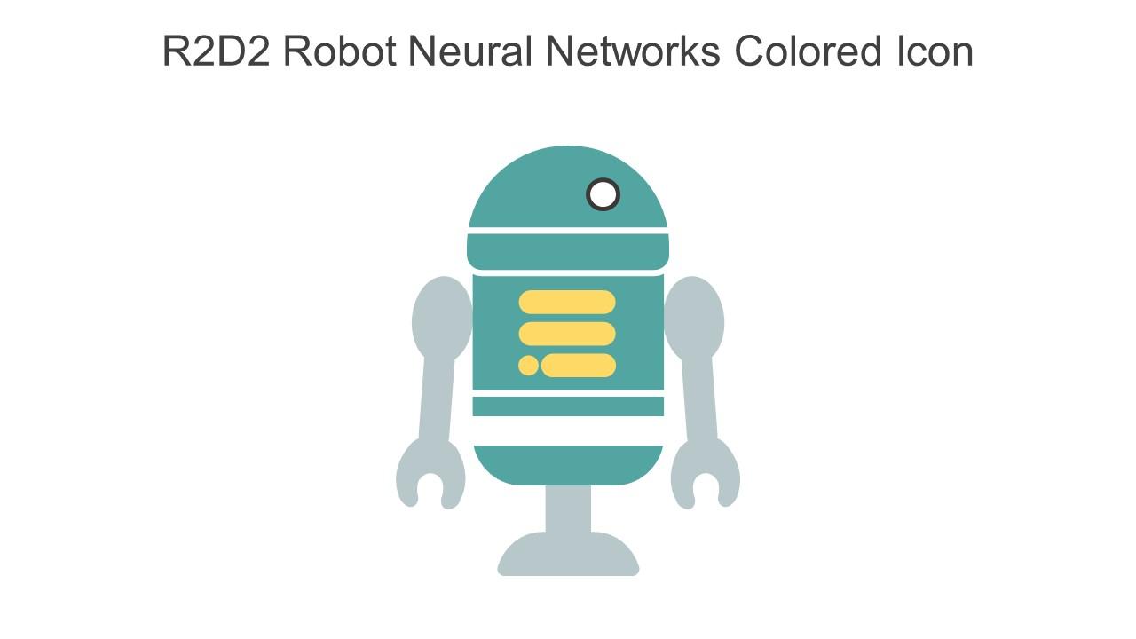 R2D2 Robot Neural Networks Colored Icon In Powerpoint Pptx Png And Editable Eps Format