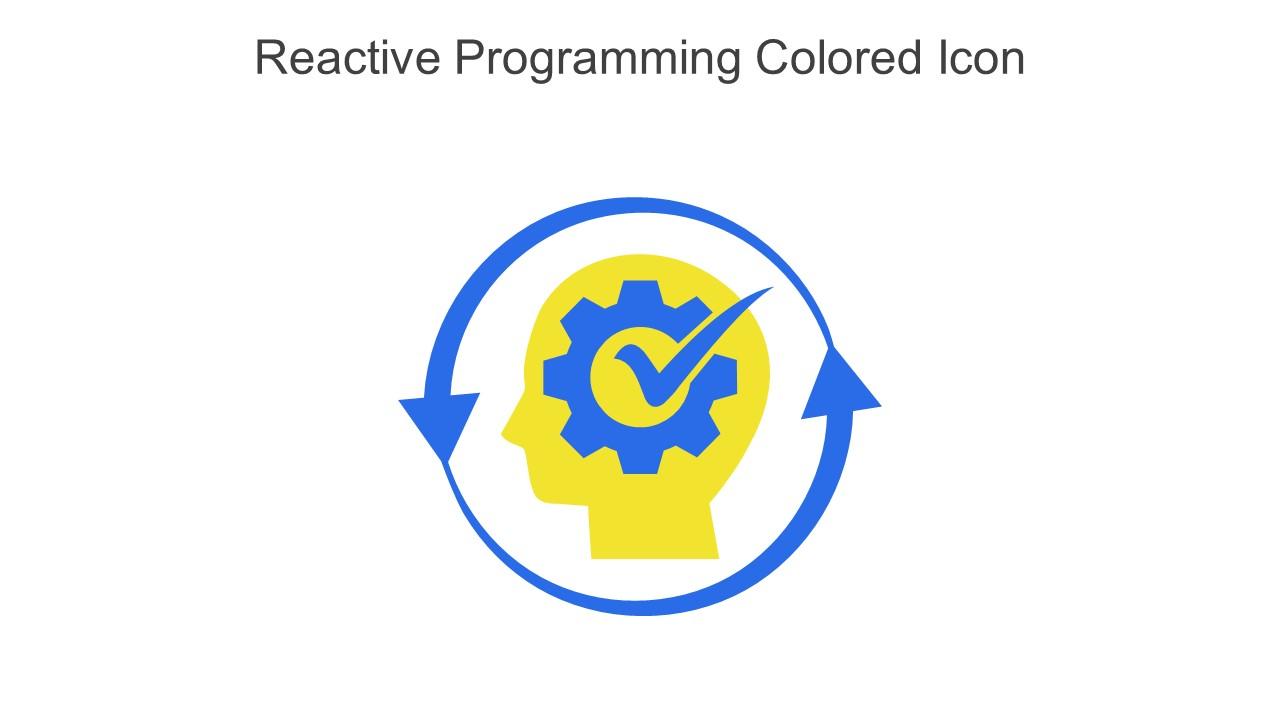 Reactive Programming Colored Icon In Powerpoint Pptx Png And Editable Eps Format
