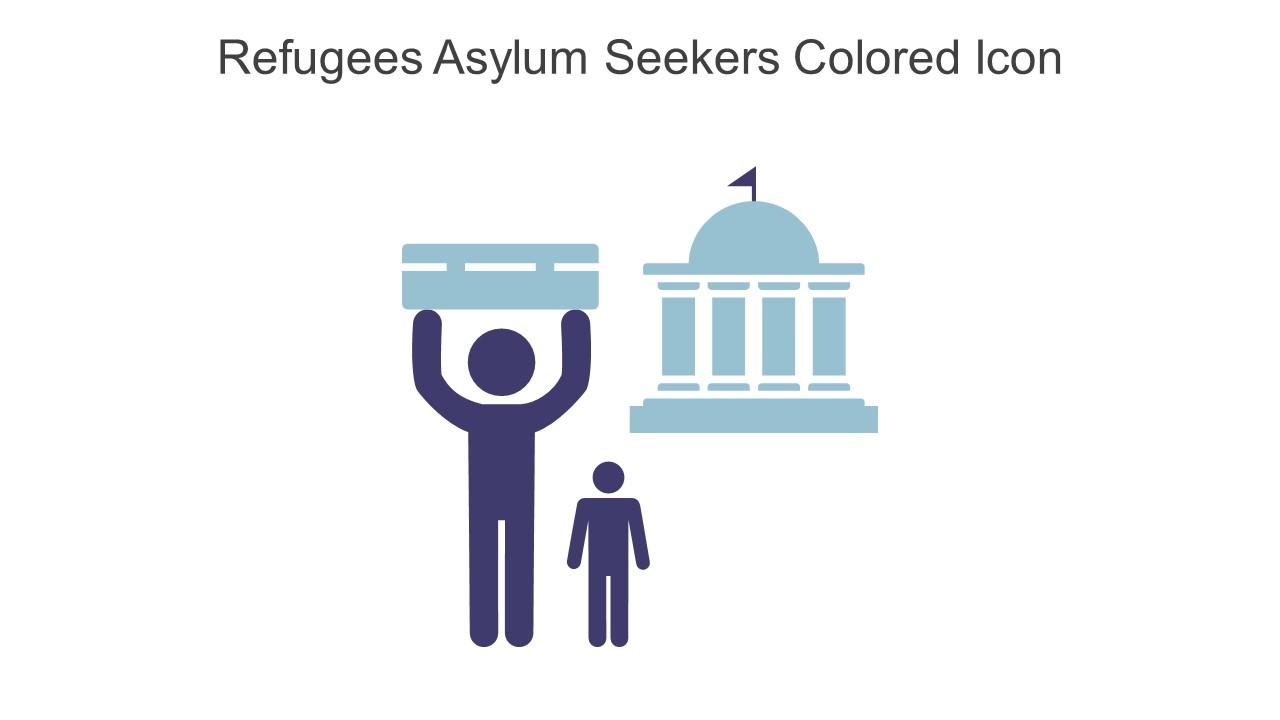 Refugees Asylum Seekers Colored Icon In Powerpoint Pptx Png And Editable Eps Format