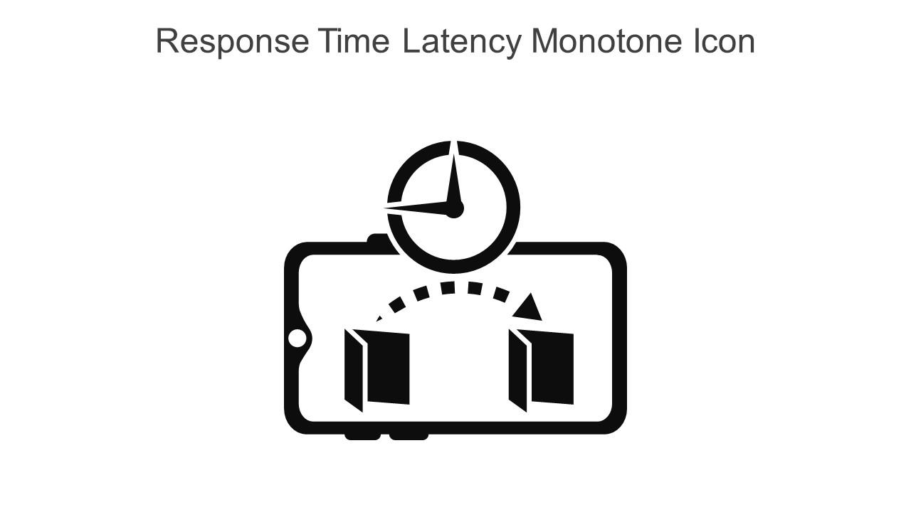 Response Time Latency Monotone Icon In Powerpoint Pptx Png And Editable Eps Format