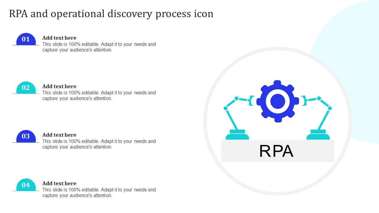 RPA And Operational Discovery Process Icon