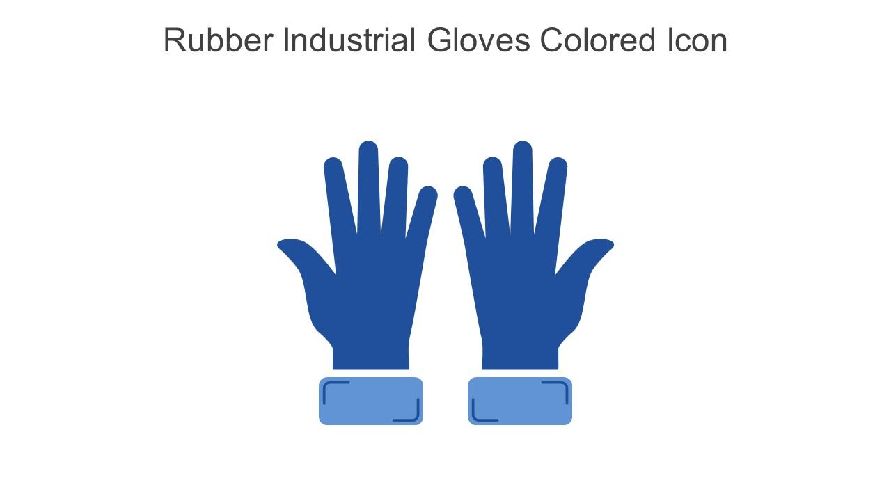 Rubber Industrial Gloves Colored Icon In Powerpoint Pptx Png And Editable Eps Format