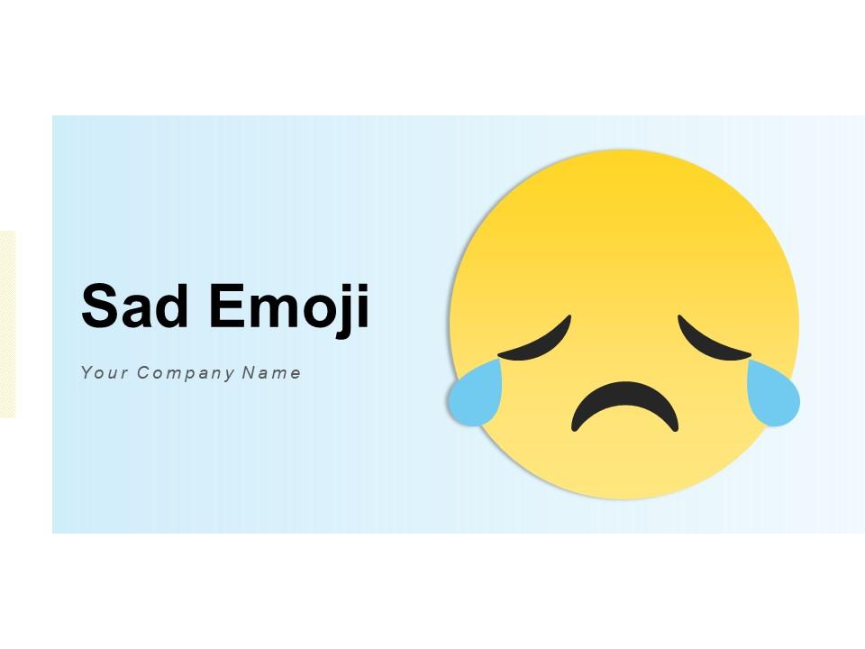 Sad Emoji Individual Pressure Emotion Messages Depicting