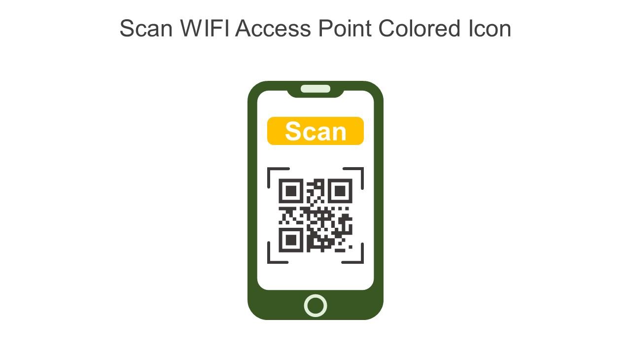 Scan WIFI Access Point Colored Icon In Powerpoint Pptx Png And Editable Eps Format