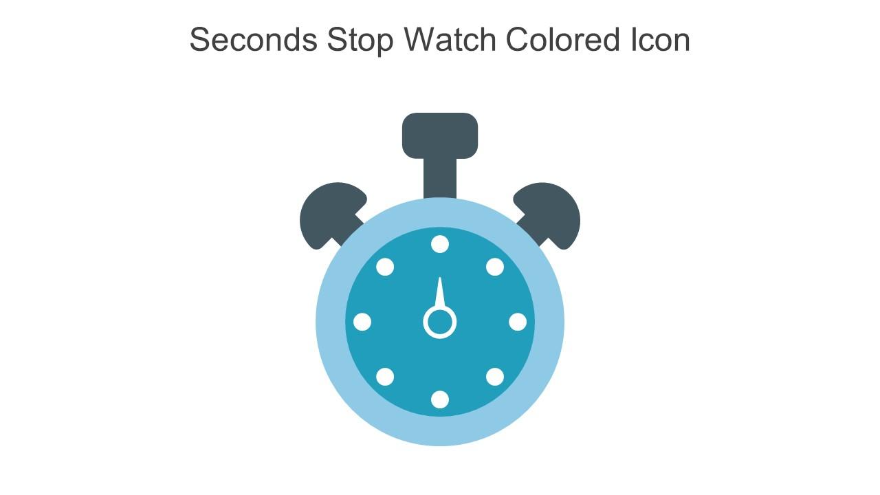 Seconds Stop Watch Colored Icon In Powerpoint Pptx Png And Editable Eps Format