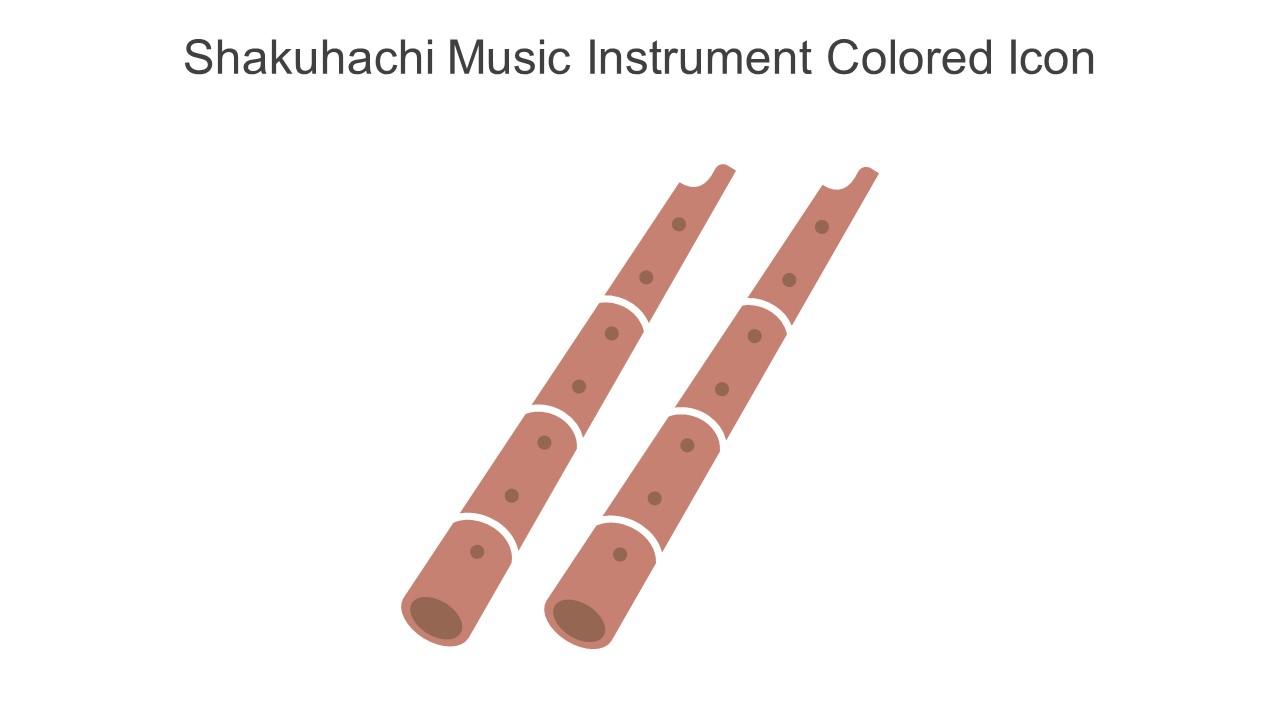 Shakuhachi Music Instrument Colored Icon In Powerpoint Pptx Png And Editable Eps Format