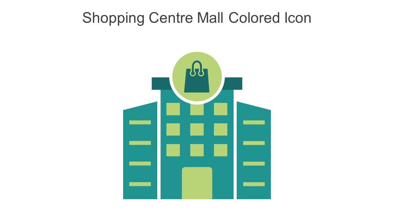 Shopping Centre Mall Colored Icon In Powerpoint Pptx Png And Editable Eps Format