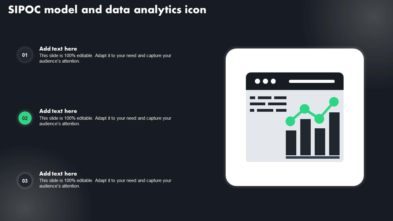SIPOC Model And Data Analytics Icon