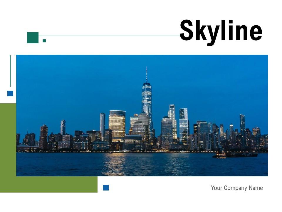 Skyline Suspension Commuters Buildings Bridge