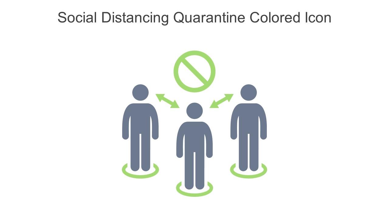Social Distancing Quarantine Colored Icon In Powerpoint Pptx Png And Editable Eps Format