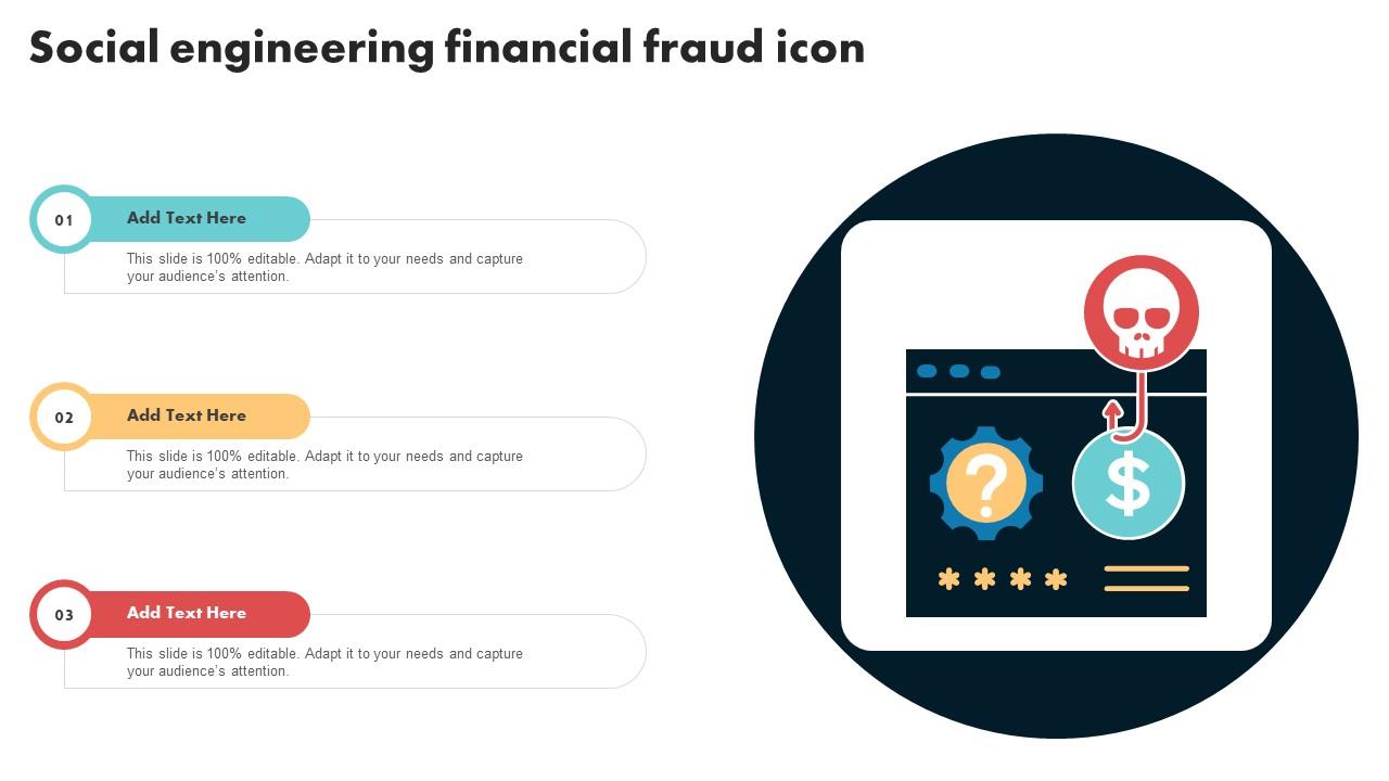 Social Engineering Financial Fraud Icon