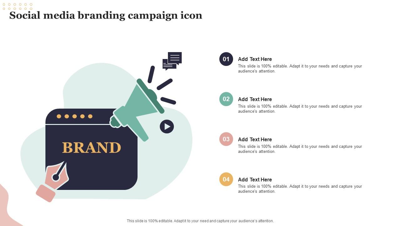 Social Media Branding Campaign Icon