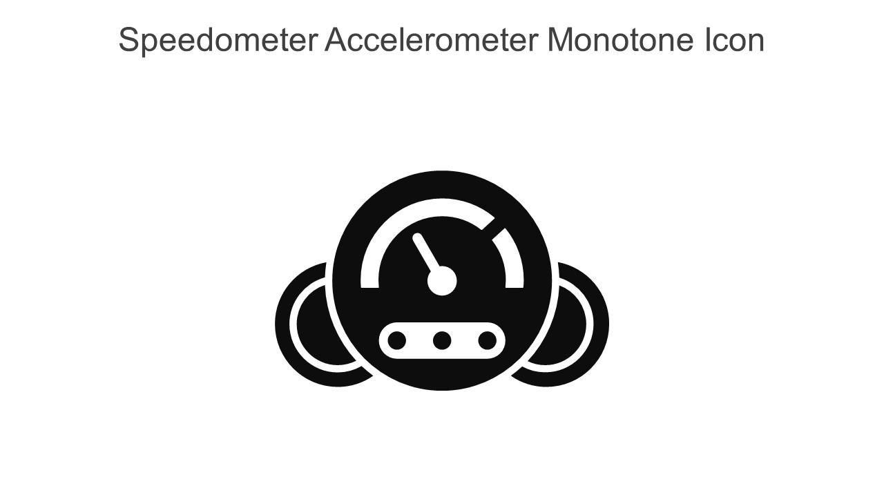 Speedometer Accelerometer Monotone Icon In Powerpoint Pptx Png And Editable Eps Format
