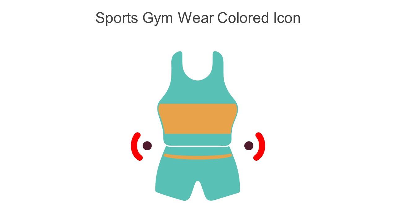 Sports Gym Wear Colored Icon In Powerpoint Pptx Png And Editable Eps Format