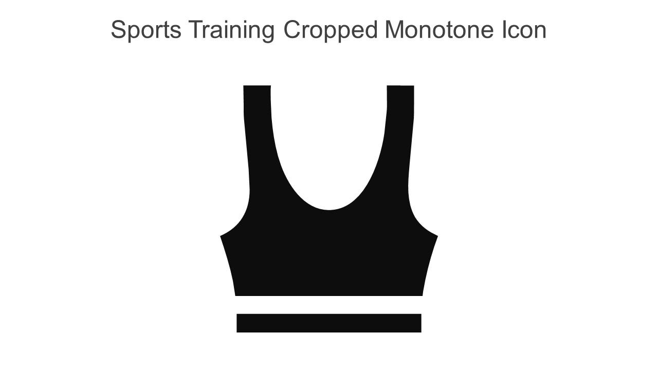 Sports Training Cropped Monotone Icon In Powerpoint Pptx Png And Editable Eps Format