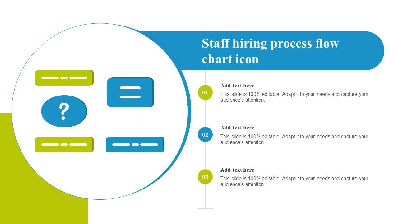 Staff Hiring Process Flow Chart Icon