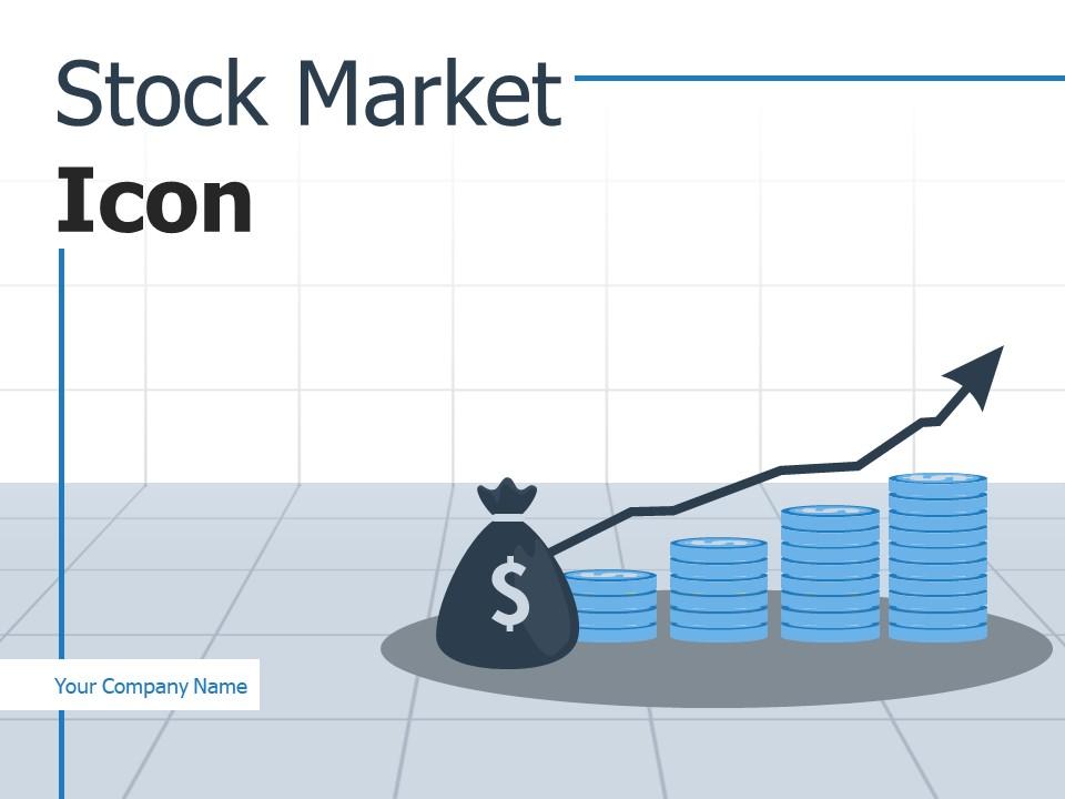 Stock Market Icon Currency Representing Investing Increasing