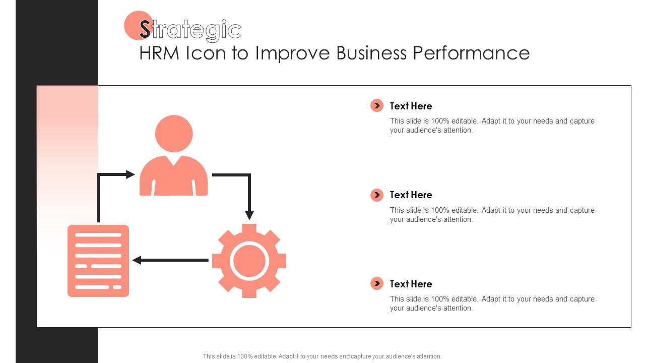 Strategic HRM Icon to Improve Business Performance