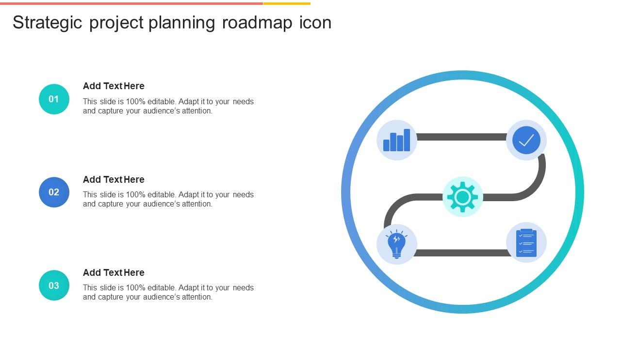 Strategic Project Planning Roadmap Icon