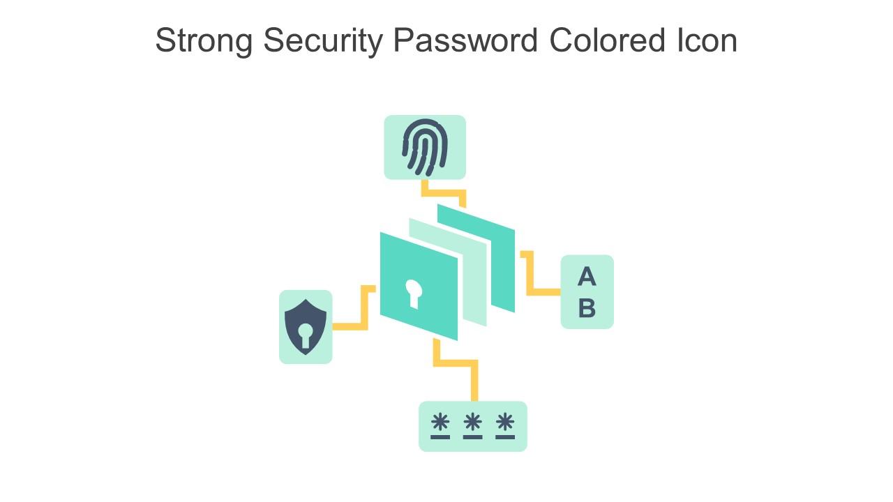Strong Security Password Colored Icon In Powerpoint Pptx Png And Editable Eps Format