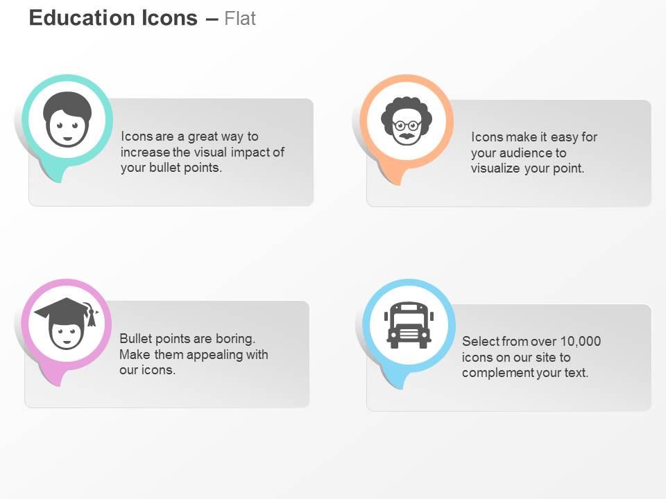 student_teacher_graduate_school_bus_ppt_icons_graphics_Slide01