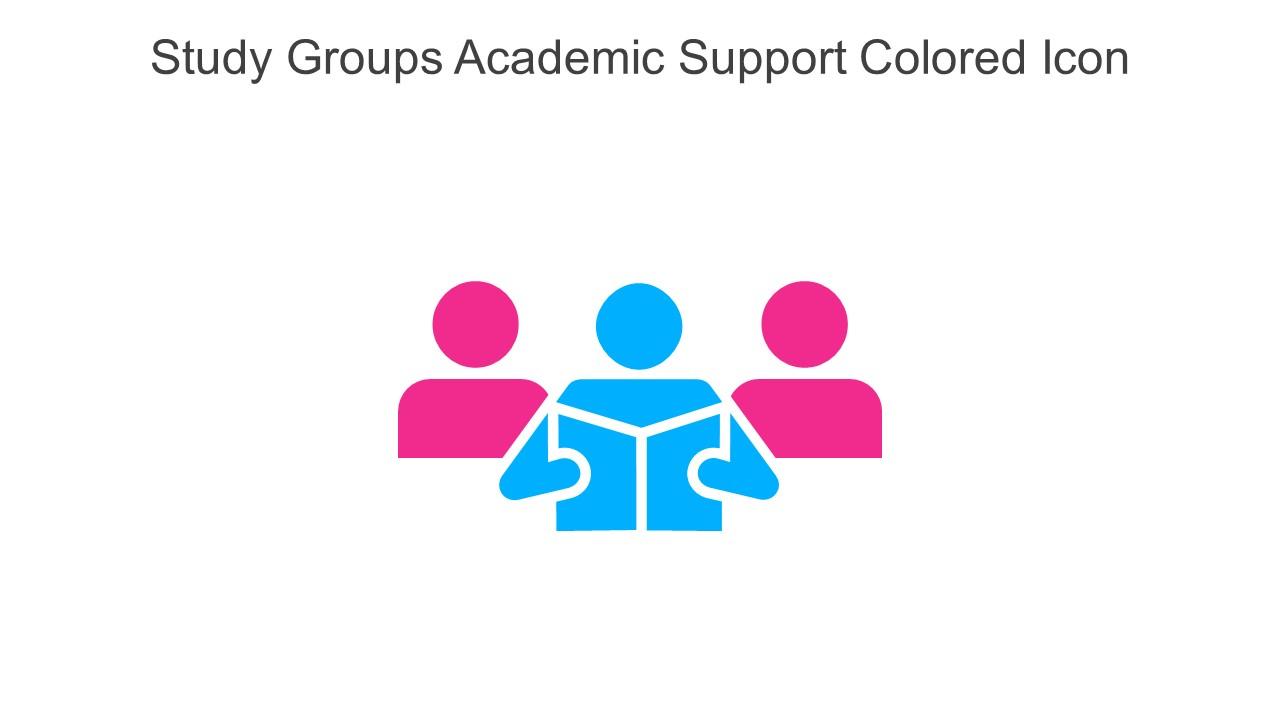 Study Groups Academic Support Colored Icon In Powerpoint Pptx Png And Editable Eps Format