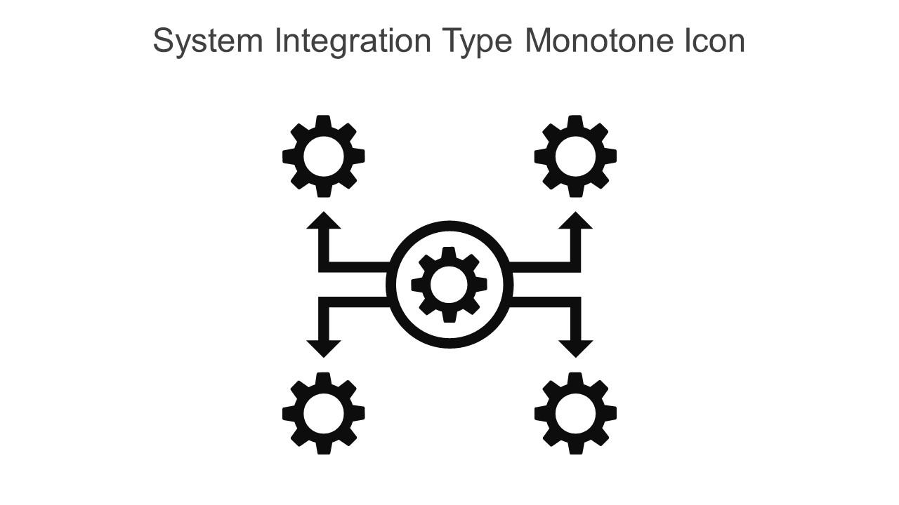 System Integration Type Monotone Icon In Powerpoint Pptx Png And Editable Eps Format