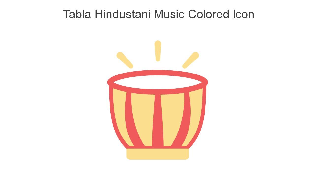 Tabla Hindustani Music Colored Icon In Powerpoint Pptx Png And Editable Eps Format