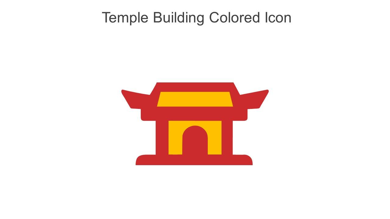 Temple Building Colored Icon In Powerpoint Pptx Png And Editable Eps Format