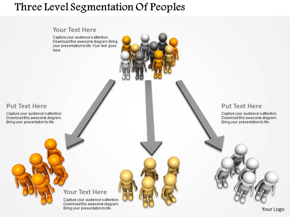 three_level_segmentation_of_peoples_ppt_graphics_icons_Slide01