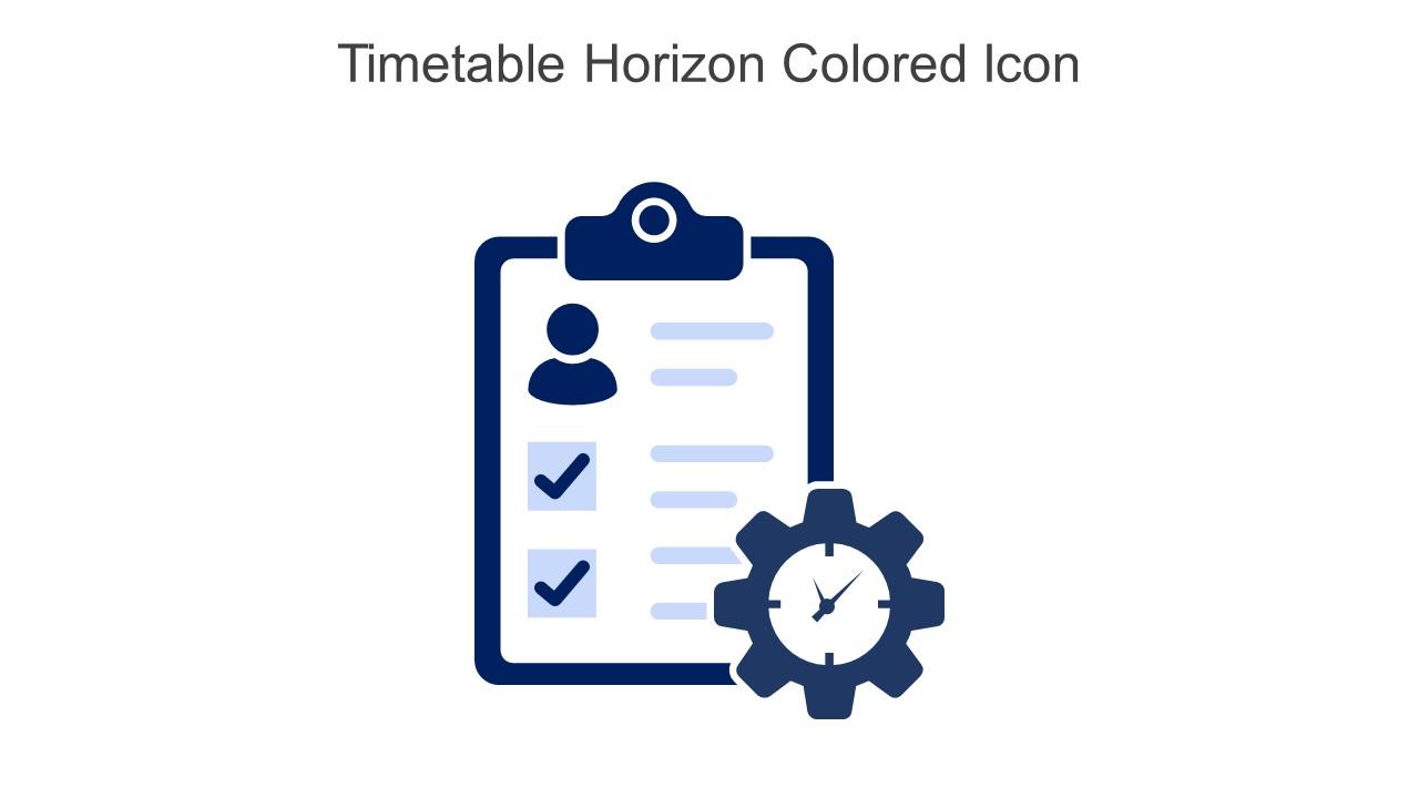 Timetable Horizon Colored Icon In Powerpoint Pptx Png And Editable Eps Format