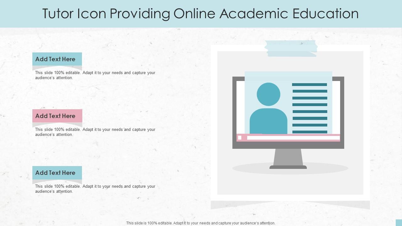 Tutor Icon Providing Online Academic Education
