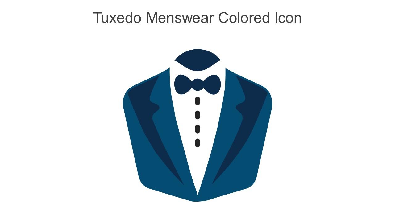 Tuxedo Menswear Colored Icon In Powerpoint Pptx Png And Editable Eps Format