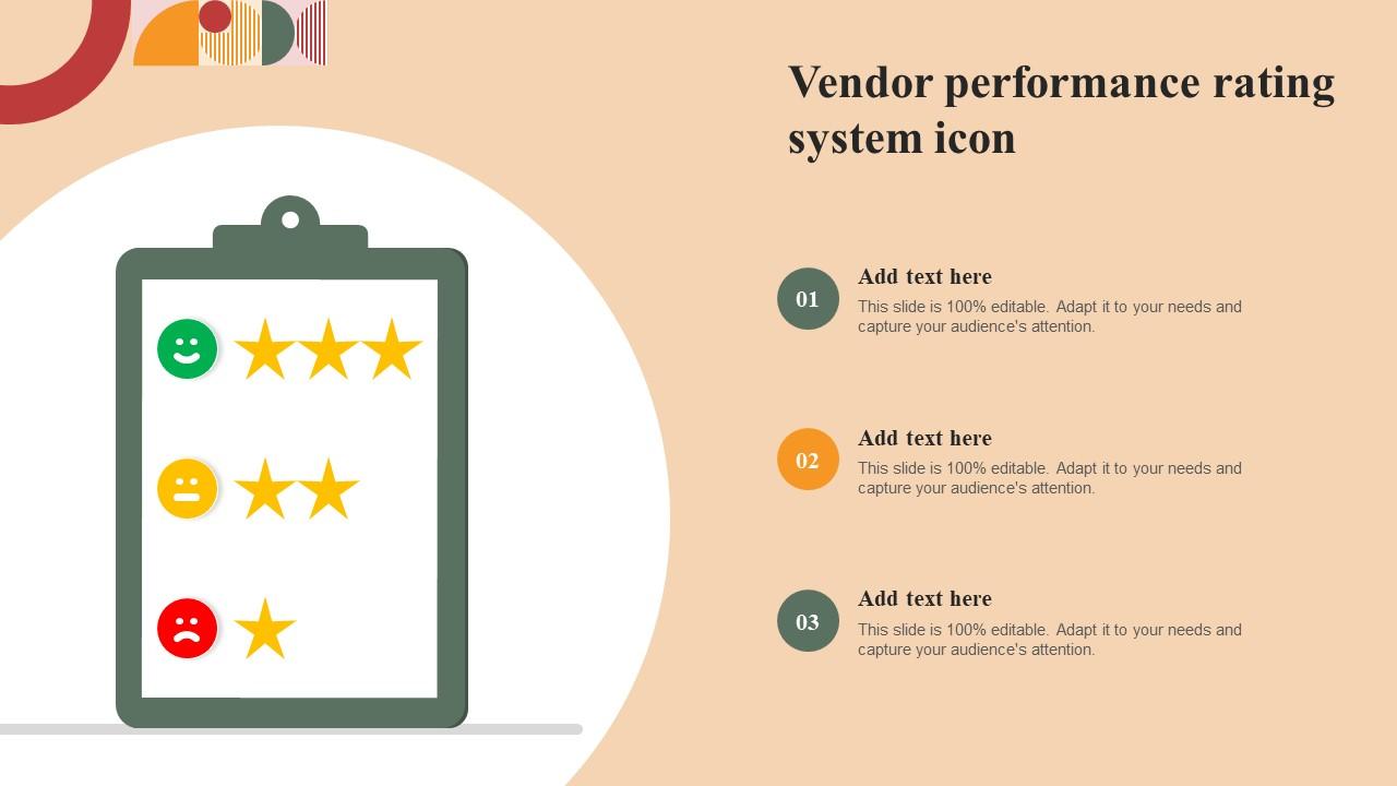 Vendor Performance Rating System Icon