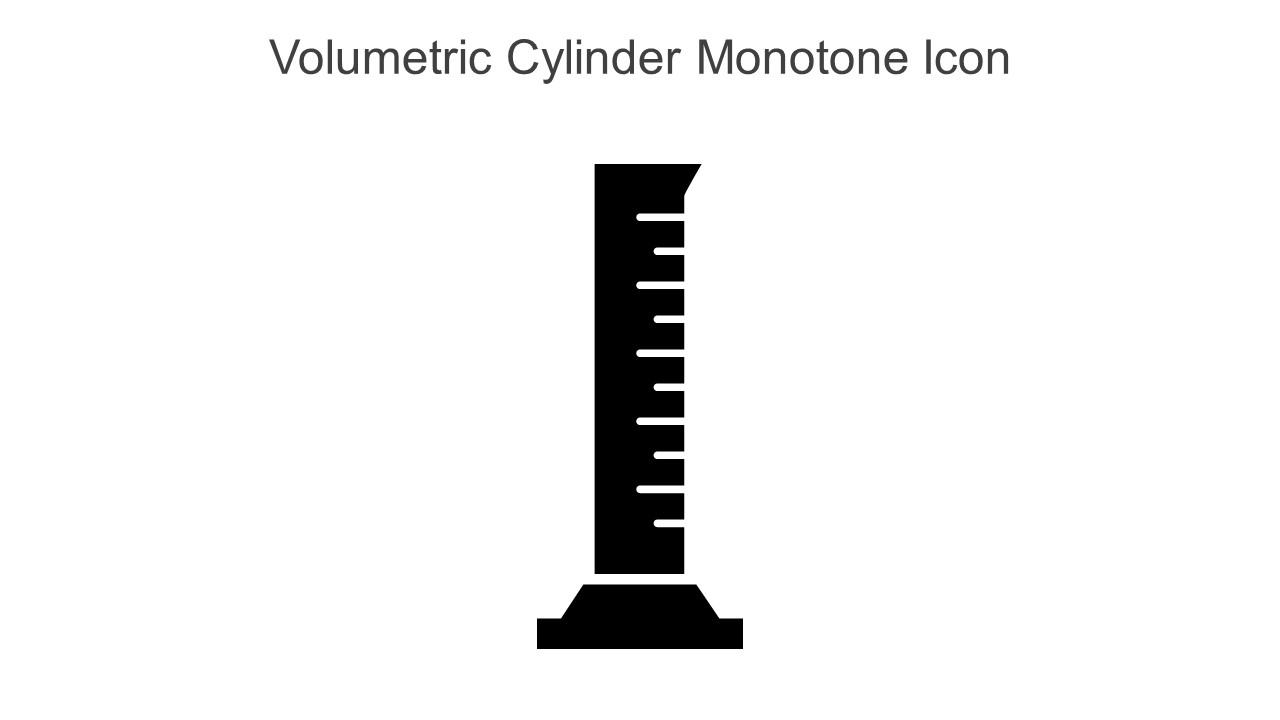 Volumetric Cylinder Monotone Icon In Powerpoint Pptx Png And Editable Eps Format